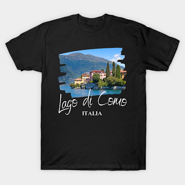 Lago Di Como / Como Lake Italy / Como Lake T-Shirt by V-Edgy